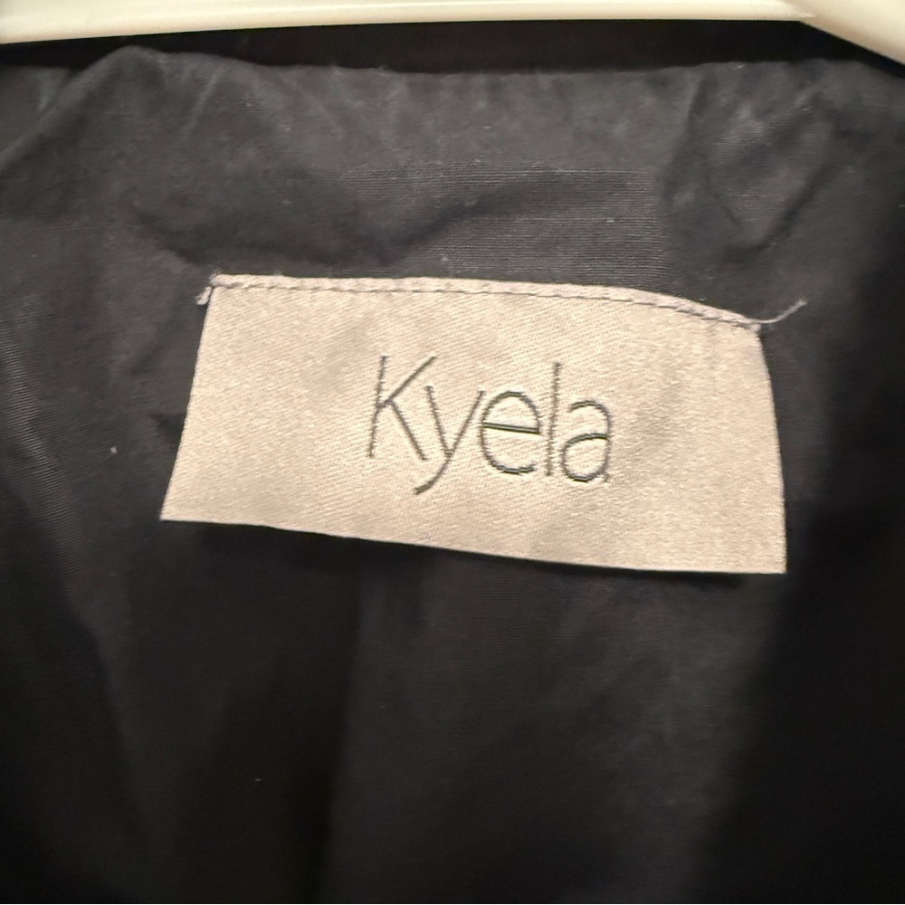 Kyela Black Oversized Jacket Top Women’s Small 100% Cotton - Picture 3 of 8